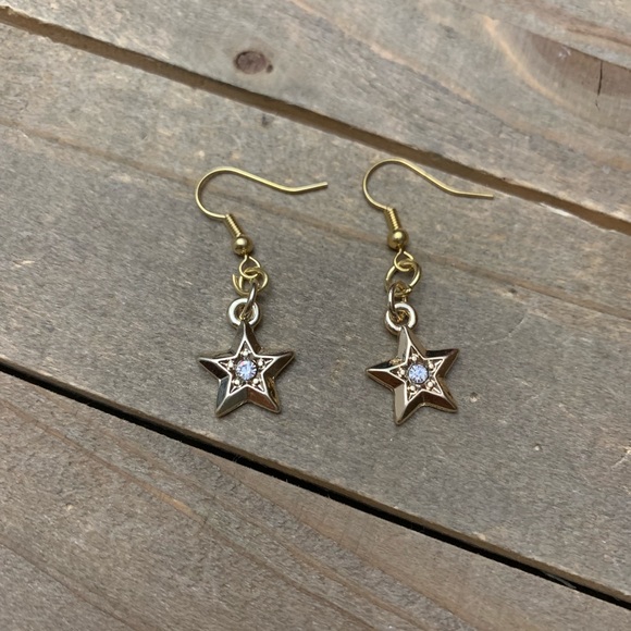 handmade Jewelry - 3 for $25 Handmade Gold Star Earrings